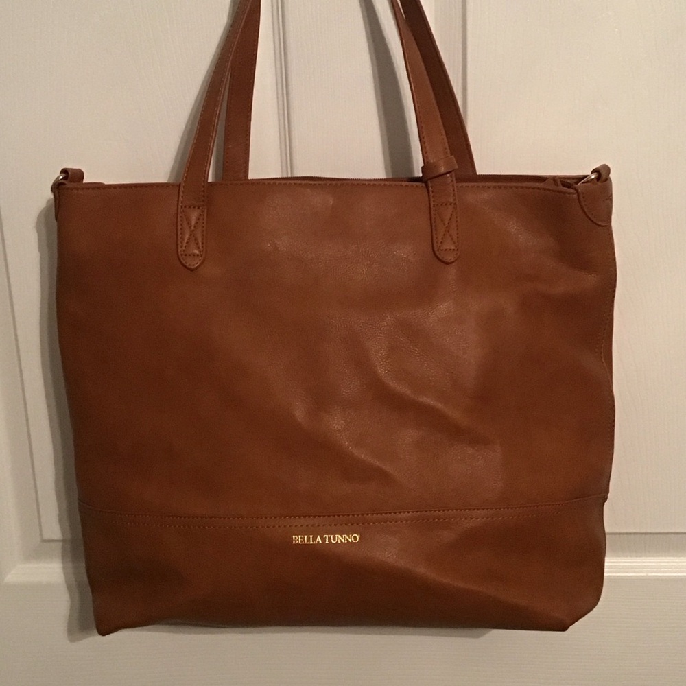 Bella Tunno Tan Leather Tote